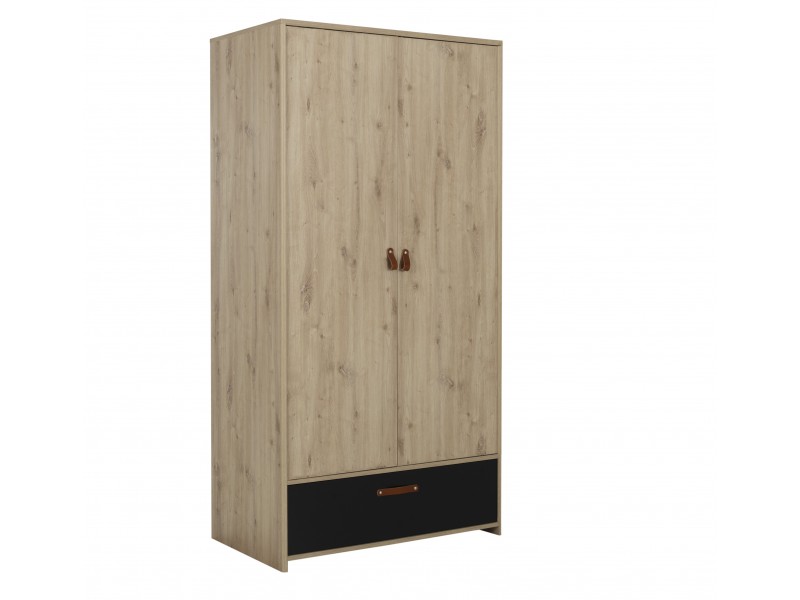 ARTHUS - Armoire 2 portes 1 tiroir