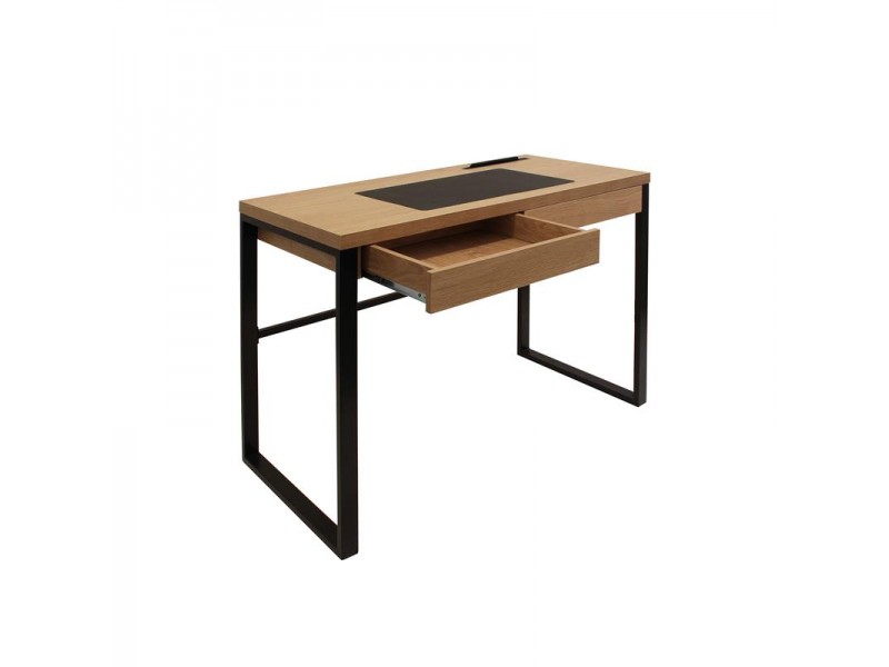 BUREAU EN BOIS ET METAL