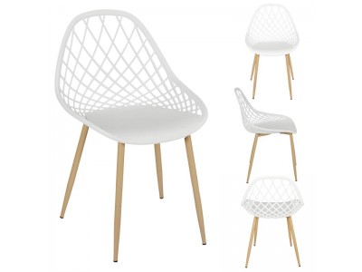 MALAGA - Chaise in/out (blanc)