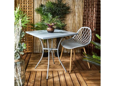 MALAGA - Chaise in/out (gris) 2
