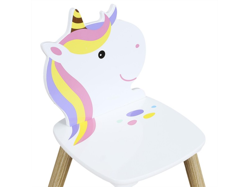 Table et 2 chaises licorne - LILY