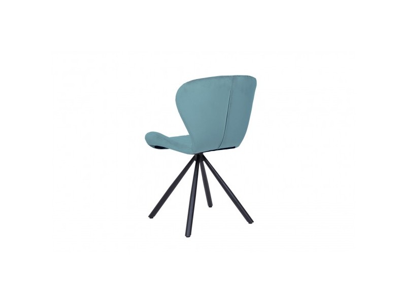 Chaise de séjour Bleu pétrole - VICTORIA