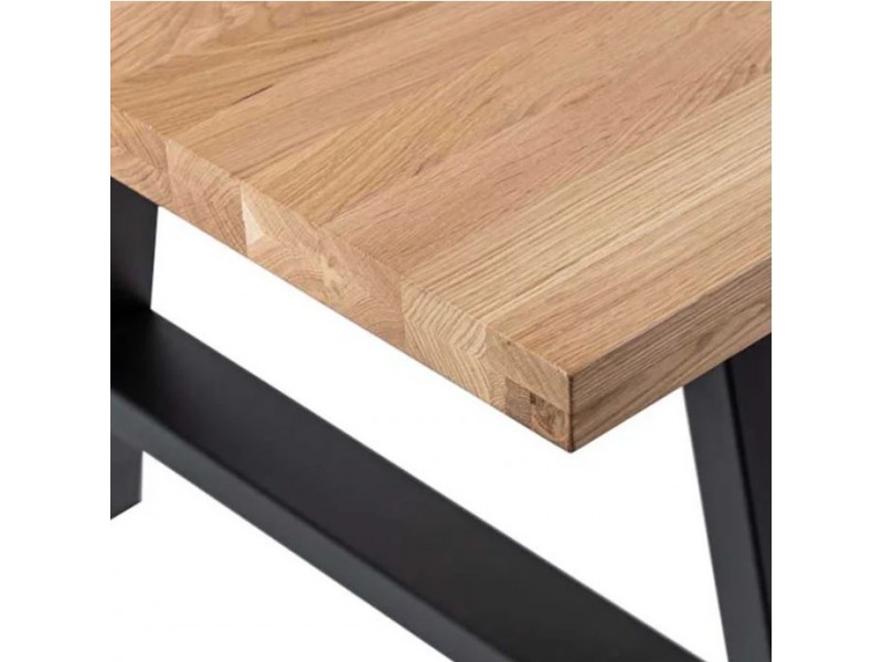 Table de séjour 180cm Pieds tréteaux...