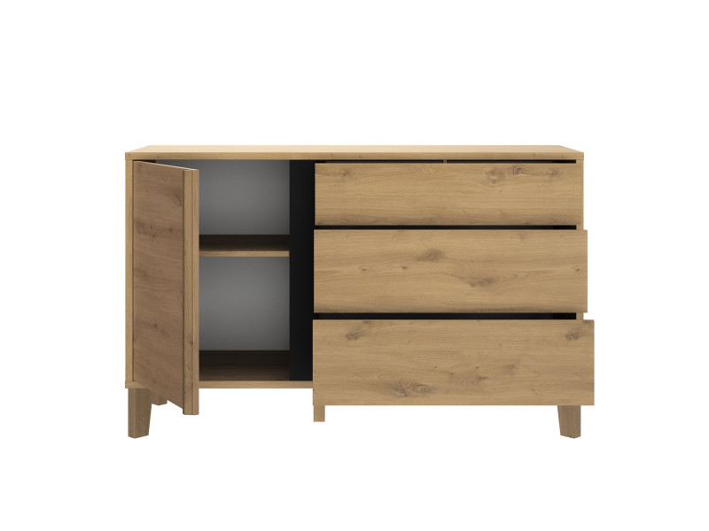 RIVOLI - COMMODE 1 PORTE 3 TIRROIRS
