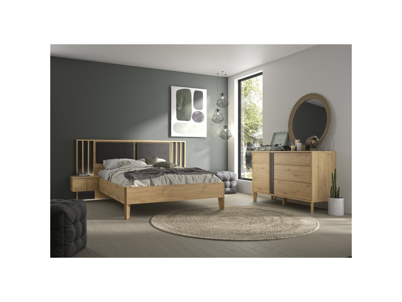 RIVOLI - COMMODE 1 PORTE 3 TIRROIRS