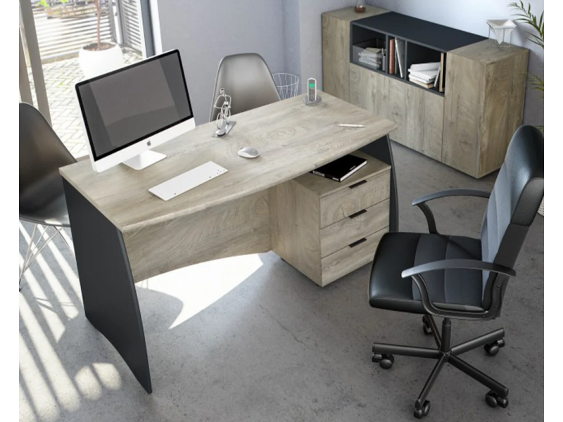 ESTIL - BUREAU DROIT + CAISSONS 3...