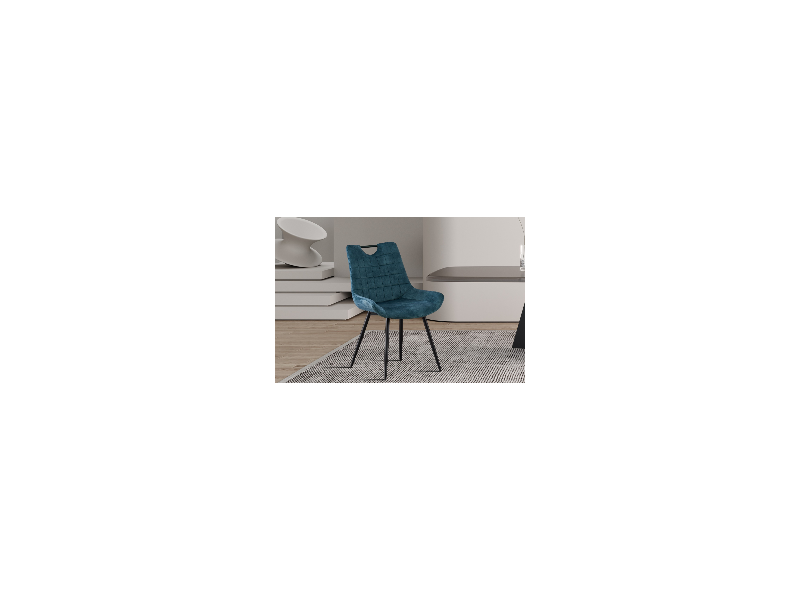 NINA - Chaise de séjour (Pétrole)