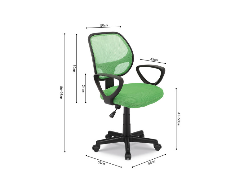 HIPPA - CHAISE DE BUREAU LIME