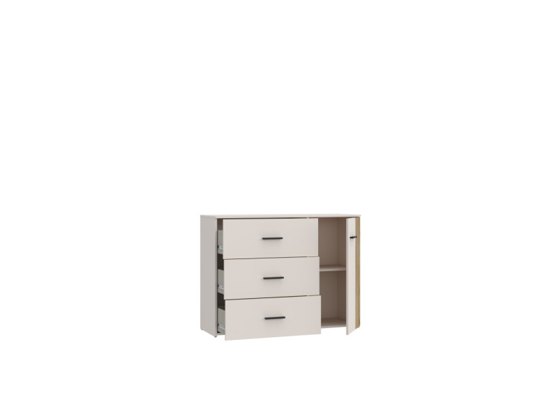 WAIKATO - COMMODE 1 PORTE 3 TIROIRS