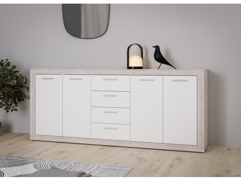 BACCIO - ENFILADE 4 PORTES 4 TIROIRS...
