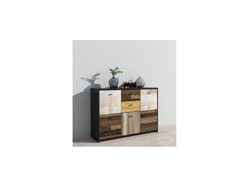 SANNE - Meuble d'appoint 5 portes 2...
