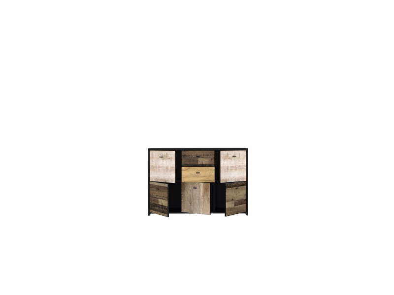 SANNE - Meuble d'appoint 5 portes 2...