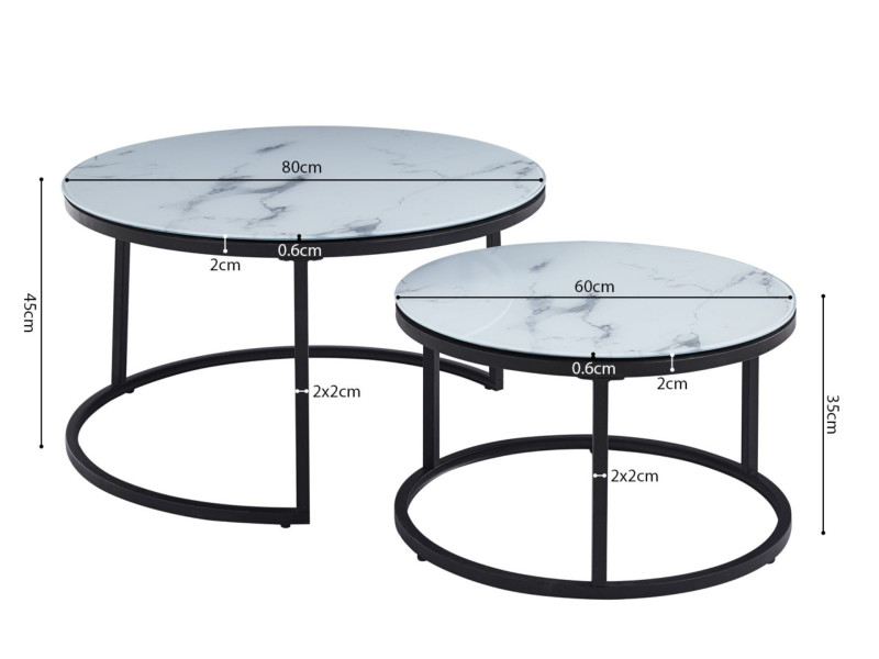 BOSTON - TABLE BASSE