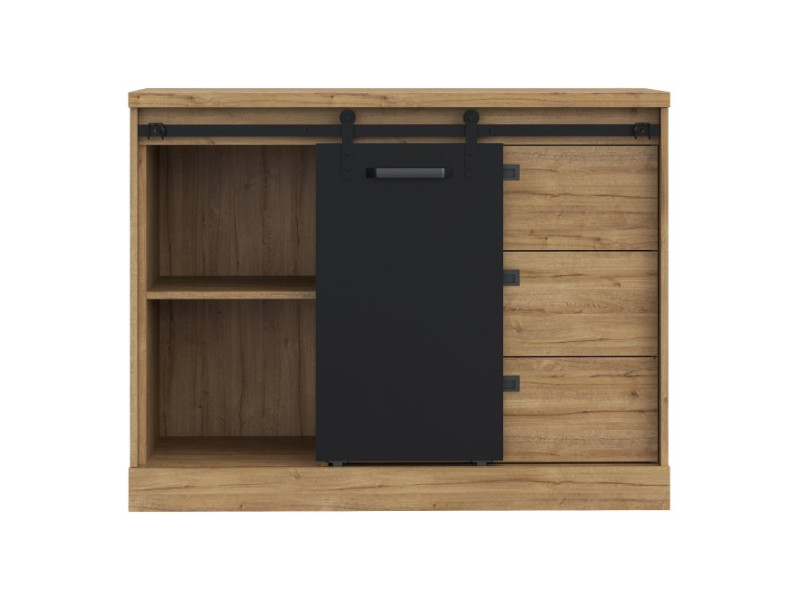 KASZIMIRO - Commode 3 tiroirs 1 porte