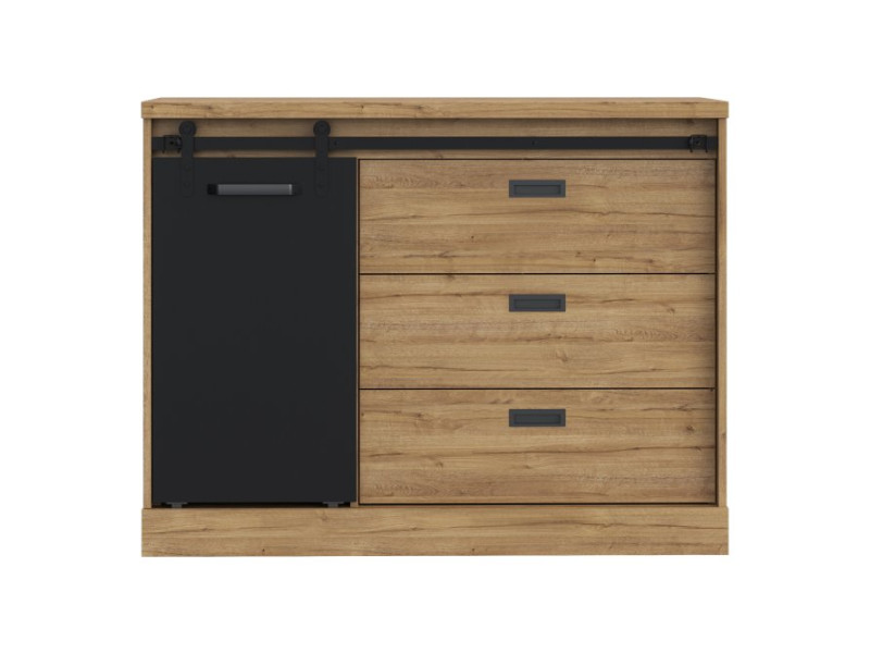 KASZIMIRO - Commode 3 tiroirs 1 porte