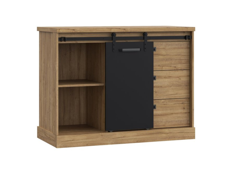 KASZIMIRO - Commode 3 tiroirs 1 porte