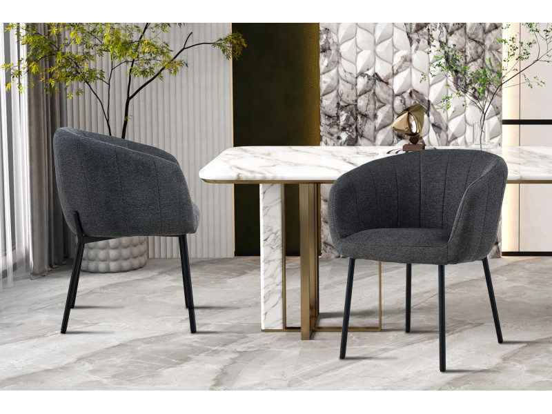 SEVILLA - Fauteuil de séjour GRIS