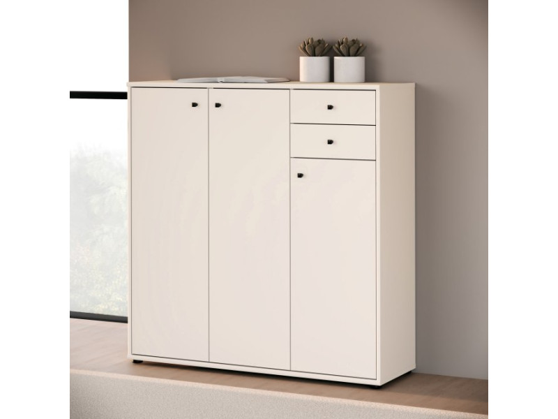 TEMPRA - Meuble d'appoint 3 portes -...