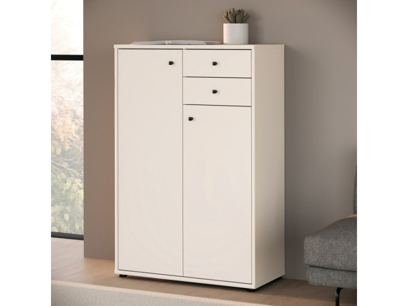 TEMPRA - Meuble d'appoint 2 portes 2...