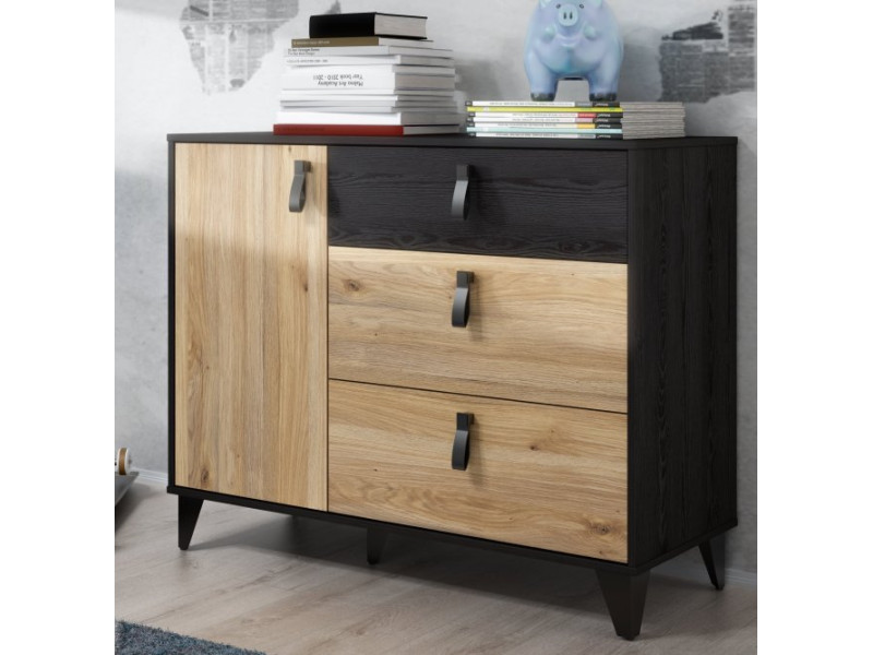 LYA - Commode 1 porte - 1 tablette -...