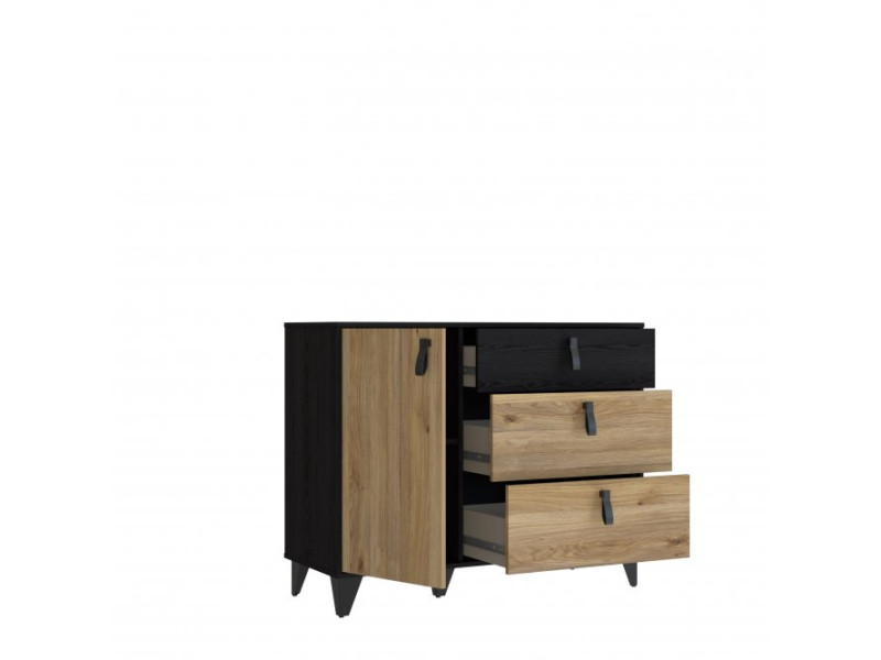 LYA - Commode 1 porte - 1 tablette -...