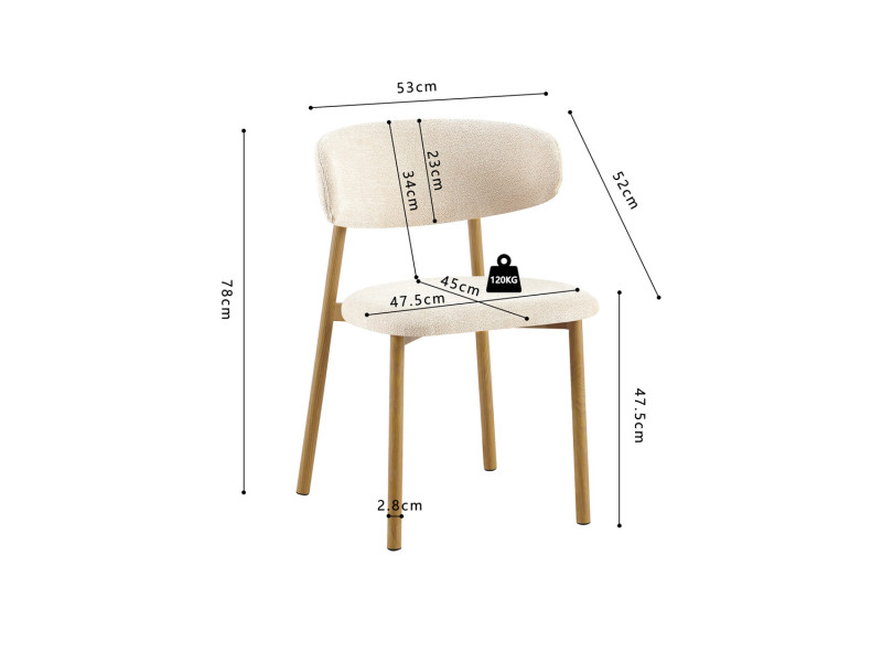 COCO - Chaise de séjour