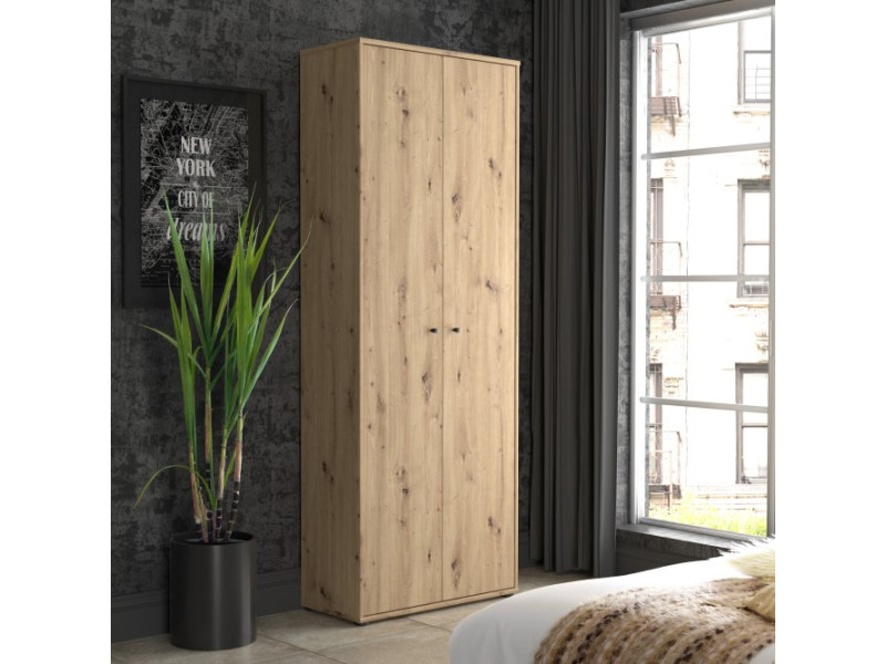 TEMPRA - Armoire 2 portes H.197.5cm