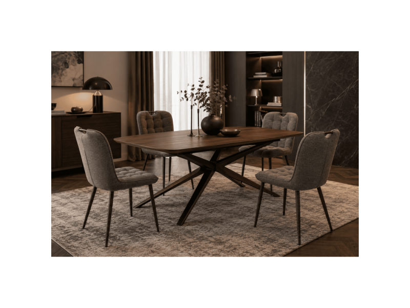 CH007 - Chaise de séjour MARRON
